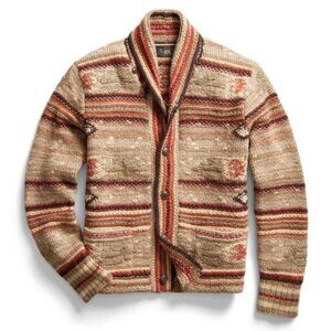 RRL Hand Knit Southwestern Cardigan XL NWOT